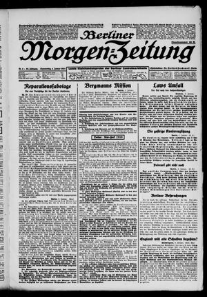 Berliner Morgen-Zeitung vom 04.01.1923