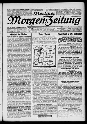 Berliner Morgen-Zeitung vom 06.02.1923