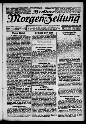 Berliner Morgen-Zeitung vom 17.02.1923