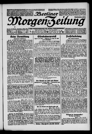 Berliner Morgen-Zeitung vom 03.03.1923