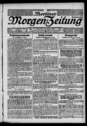 Berliner Morgen-Zeitung vom 08.03.1923