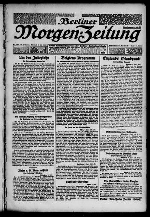 Berliner Morgen-Zeitung vom 04.07.1923