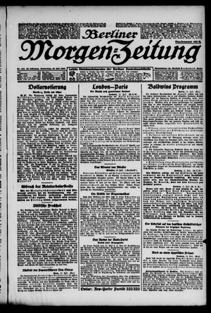 Berliner Morgen-Zeitung vom 12.07.1923