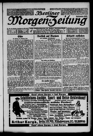Berliner Morgen-Zeitung vom 14.07.1923