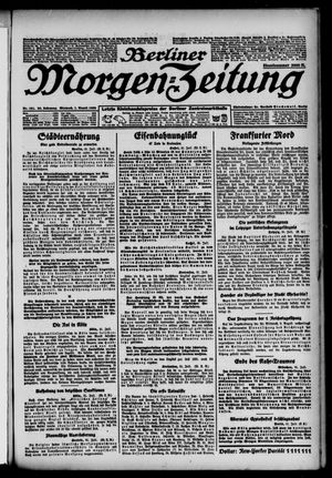 Berliner Morgen-Zeitung vom 01.08.1923