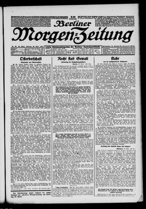 Berliner Morgen-Zeitung on Apr 20, 1924
