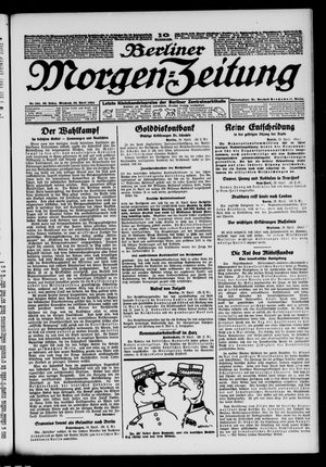 Berliner Morgen-Zeitung vom 30.04.1924