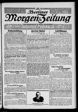 Berliner Morgen-Zeitung vom 23.05.1924