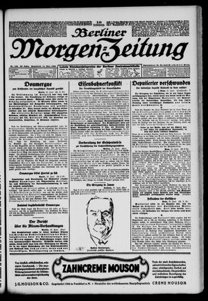 Berliner Morgen-Zeitung vom 14.06.1924