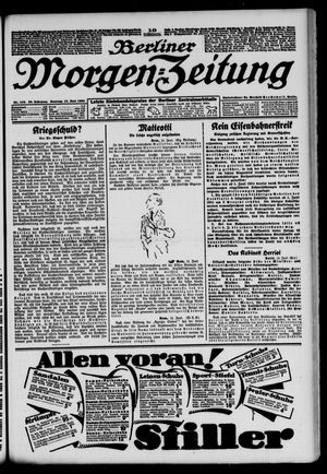 Berliner Morgen-Zeitung vom 15.06.1924