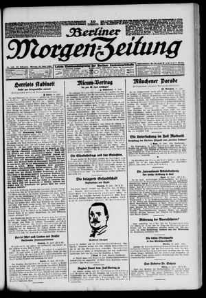 Berliner Morgen-Zeitung vom 16.06.1924