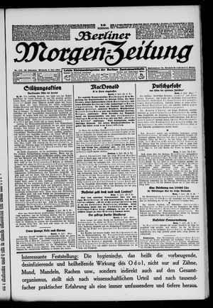Berliner Morgen-Zeitung on Jul 9, 1924
