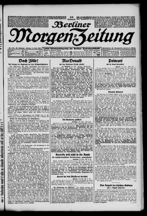 Berliner Morgen-Zeitung vom 11.07.1924