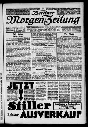 Berliner Morgen-Zeitung vom 13.07.1924