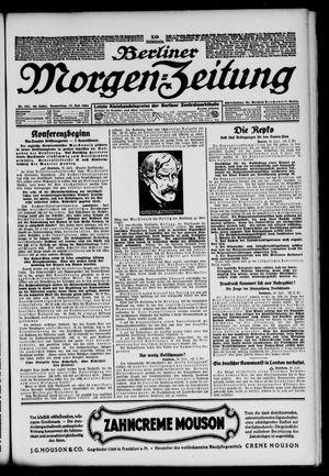 Berliner Morgen-Zeitung vom 17.07.1924