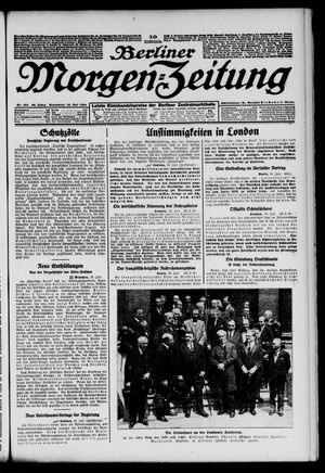Berliner Morgen-Zeitung vom 19.07.1924