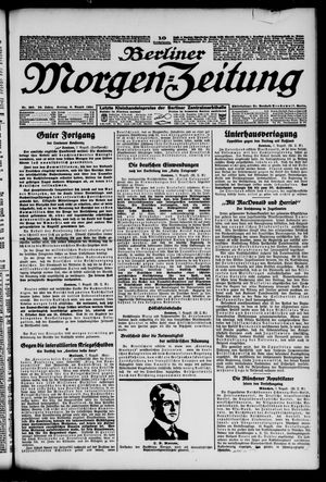 Berliner Morgen-Zeitung vom 08.08.1924
