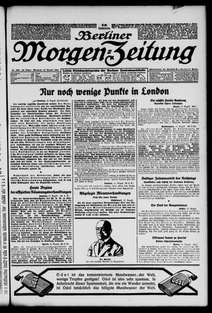 Berliner Morgen-Zeitung vom 13.08.1924