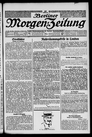 Berliner Morgen-Zeitung vom 14.08.1924