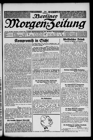 Berliner Morgen-Zeitung vom 16.08.1924