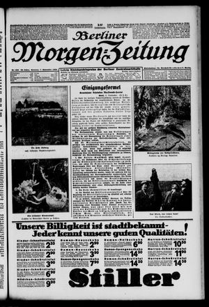 Berliner Morgen-Zeitung vom 07.09.1924