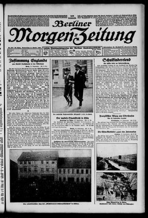 Berliner Morgen-Zeitung vom 11.09.1924