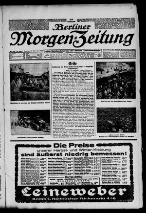 Berliner Morgen-Zeitung vom 30.09.1924