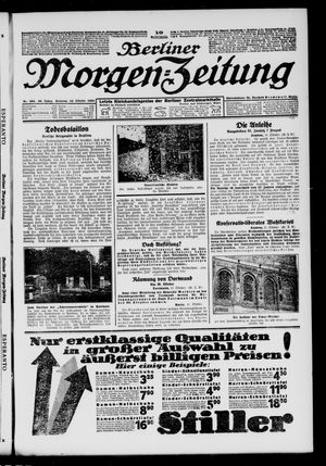 Berliner Morgen-Zeitung on Oct 12, 1924