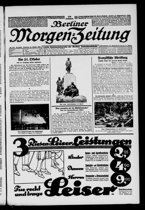 Berliner Morgen-Zeitung vom 14.10.1924