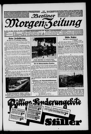 Berliner Morgen-Zeitung vom 26.10.1924