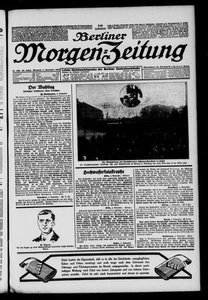 Berliner Morgen-Zeitung vom 05.11.1924