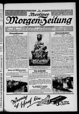 Berliner Morgen-Zeitung vom 07.11.1924