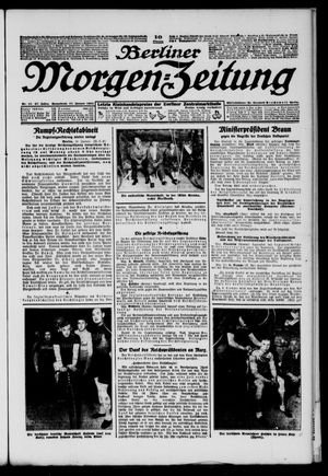Berliner Morgen-Zeitung vom 17.01.1925