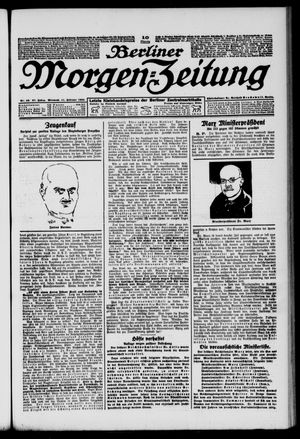 Berliner Morgen-Zeitung vom 11.02.1925