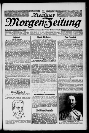 Berliner Morgen-Zeitung vom 25.02.1925