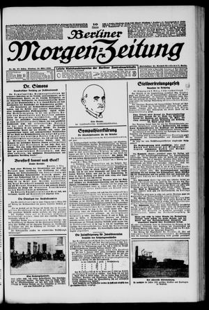 Berliner Morgen-Zeitung on Mar 10, 1925