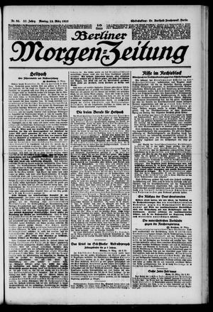 Berliner Morgen-Zeitung vom 23.03.1925