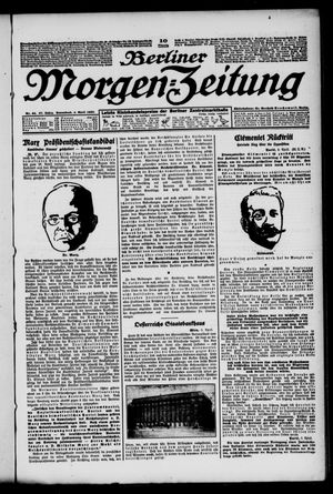 Berliner Morgen-Zeitung vom 04.04.1925