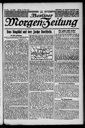 Berliner Morgen-Zeitung vom 18.05.1925
