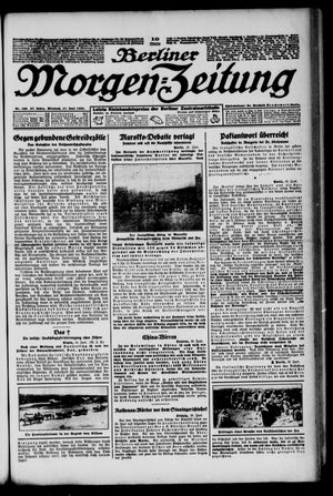 Berliner Morgen-Zeitung vom 17.06.1925