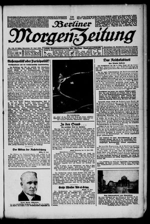 Berliner Morgen-Zeitung vom 27.06.1925