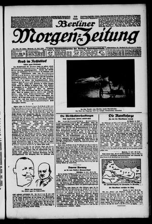 Berliner Morgen-Zeitung vom 15.07.1925