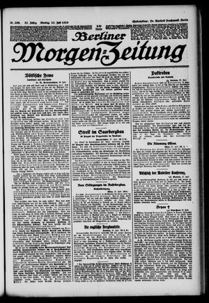 Berliner Morgen-Zeitung vom 27.07.1925