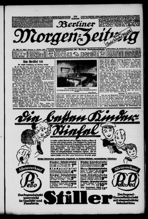Berliner Morgen-Zeitung vom 11.10.1925