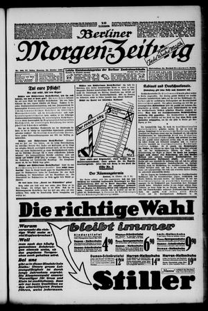 Berliner Morgen-Zeitung on Oct 25, 1925