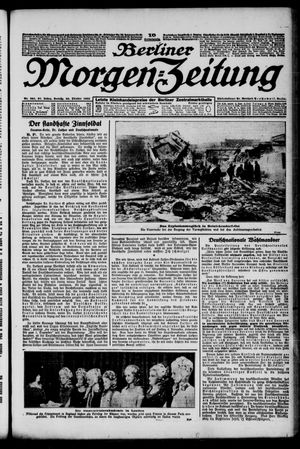 Berliner Morgen-Zeitung vom 30.10.1925