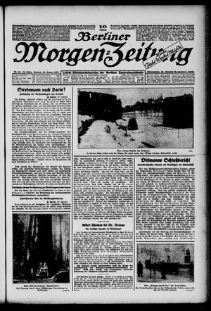 Berliner Morgen-Zeitung vom 24.01.1926