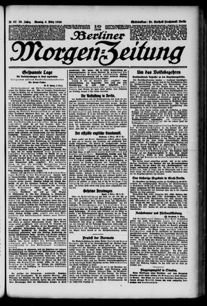 Berliner Morgen-Zeitung vom 08.03.1926