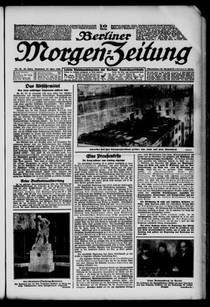 Berliner Morgen-Zeitung vom 27.03.1926