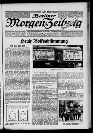 Berliner Morgen-Zeitung vom 20.06.1926